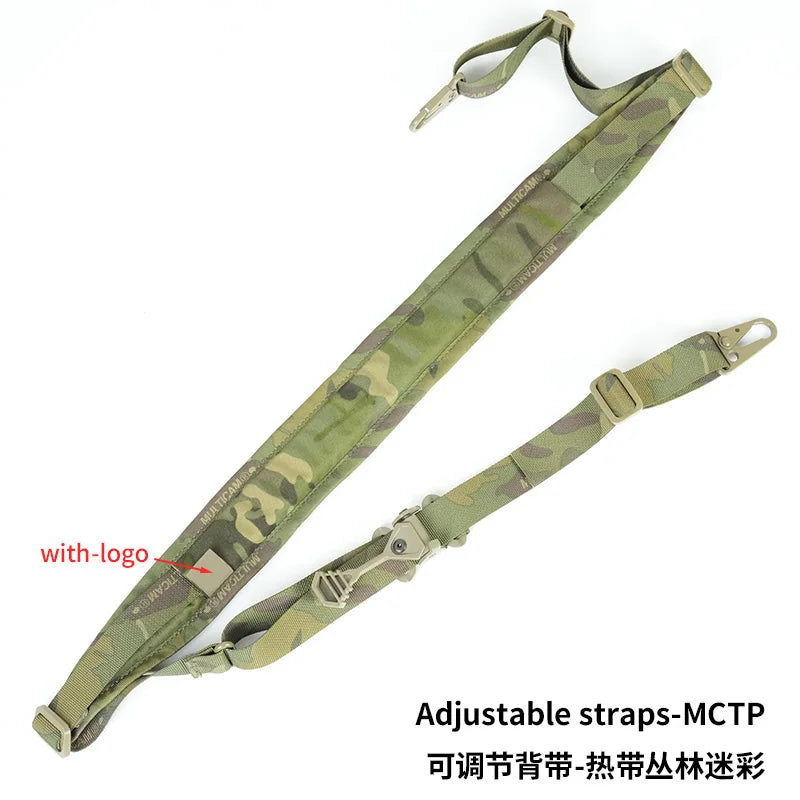 Tactical QD Quick Release Sling Shoulder Strap Weapon Gun 2 Points Connect Adjustable Rifle Strap Outdoor Camping Accessories