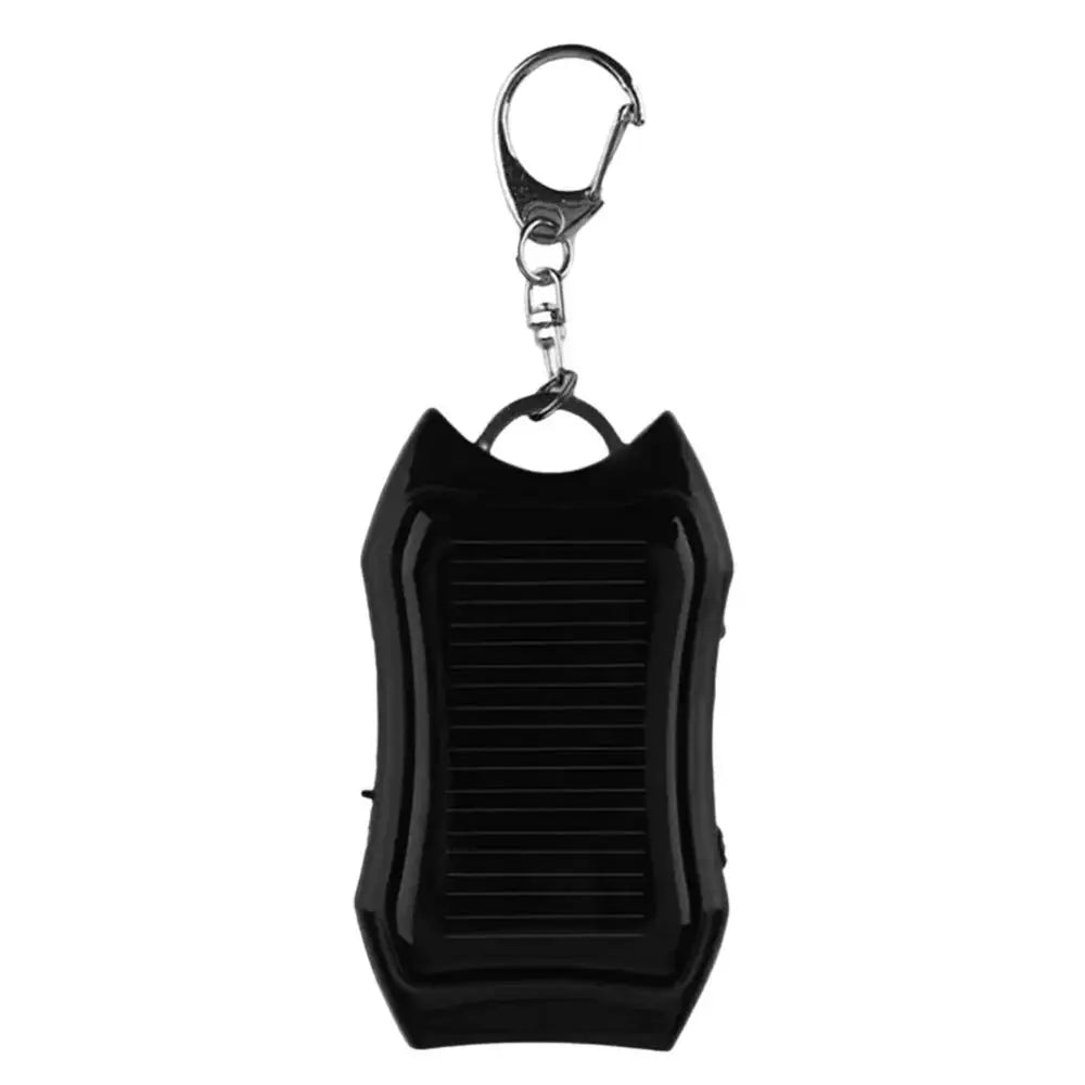 Solar Battery Charger With 3 LED Flashlight And Keychain Portable 1500amh Mobile Power Rechargeable Power Bank For Cellphone