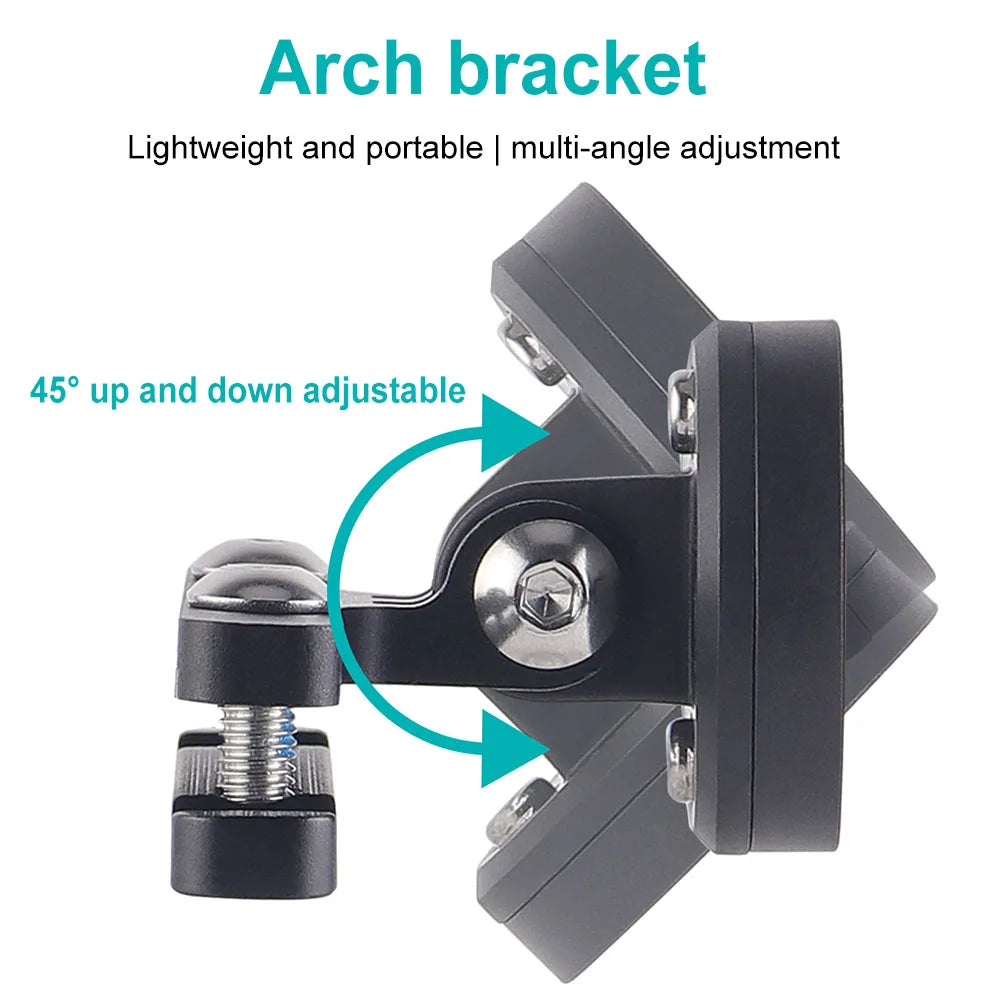 Bike Taillight Seatpost Bracket Adjustable Angle Bicycle Tail Light Saddle Support Aluminum Alloy for Garmin Varia radar