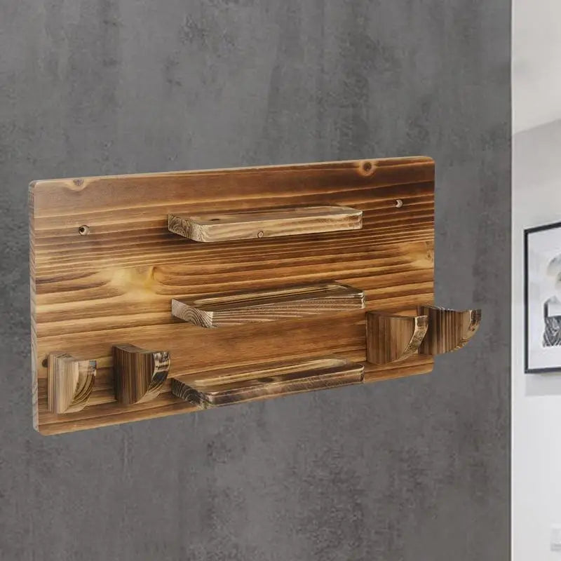 Table Tennis Paddle Holder Large Capacity Wooden Table Tennis Paddle Display Holder Storage Organizer Racket Mount storage Rack