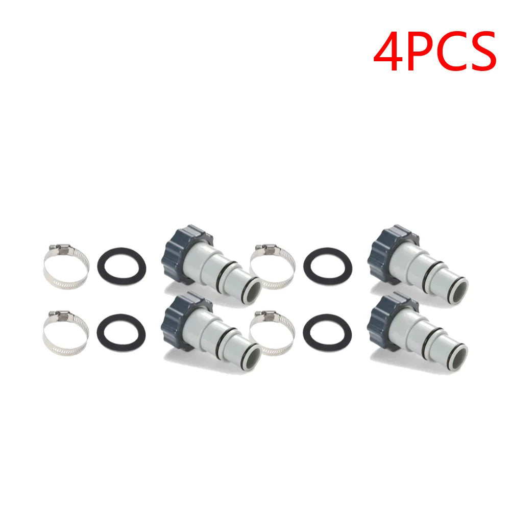 2-10PCS Hose Adapter Kit for Intex Fit ARU Threaded Connection Pumps Swimming Pool Parts