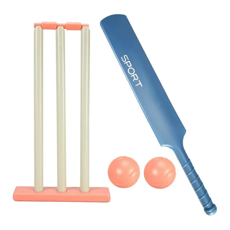 Multifunctional Kids Cricket Set Outdoor Playing Cricket Bat Stump Parent Child Interactive Sports Game For Backyard
