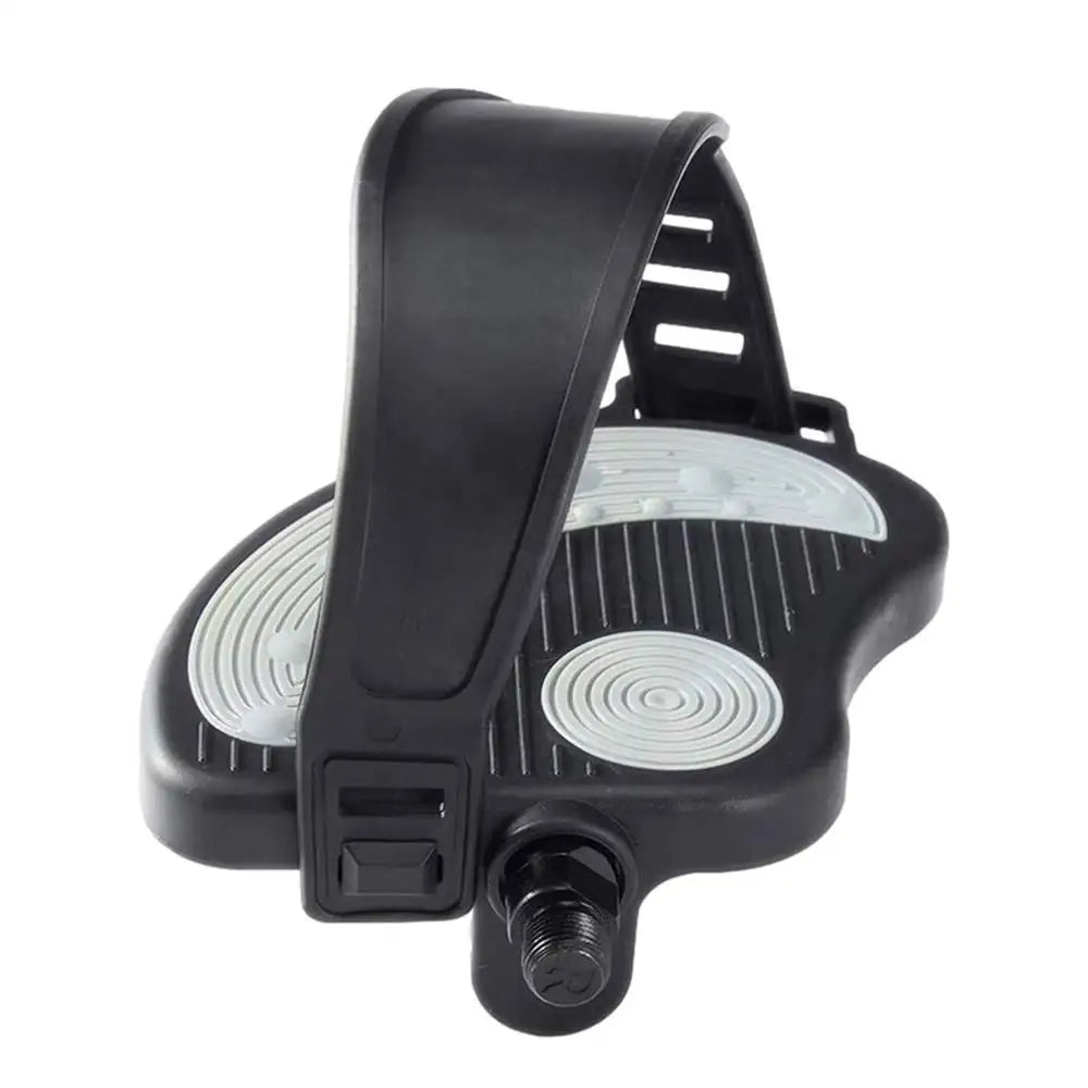 Exercise Bike Pedals 9/16 Universal Bike Pedal With Straps Universal Stationary Recumbent Bike Pedals 9/16 & 1/2 For Indoor