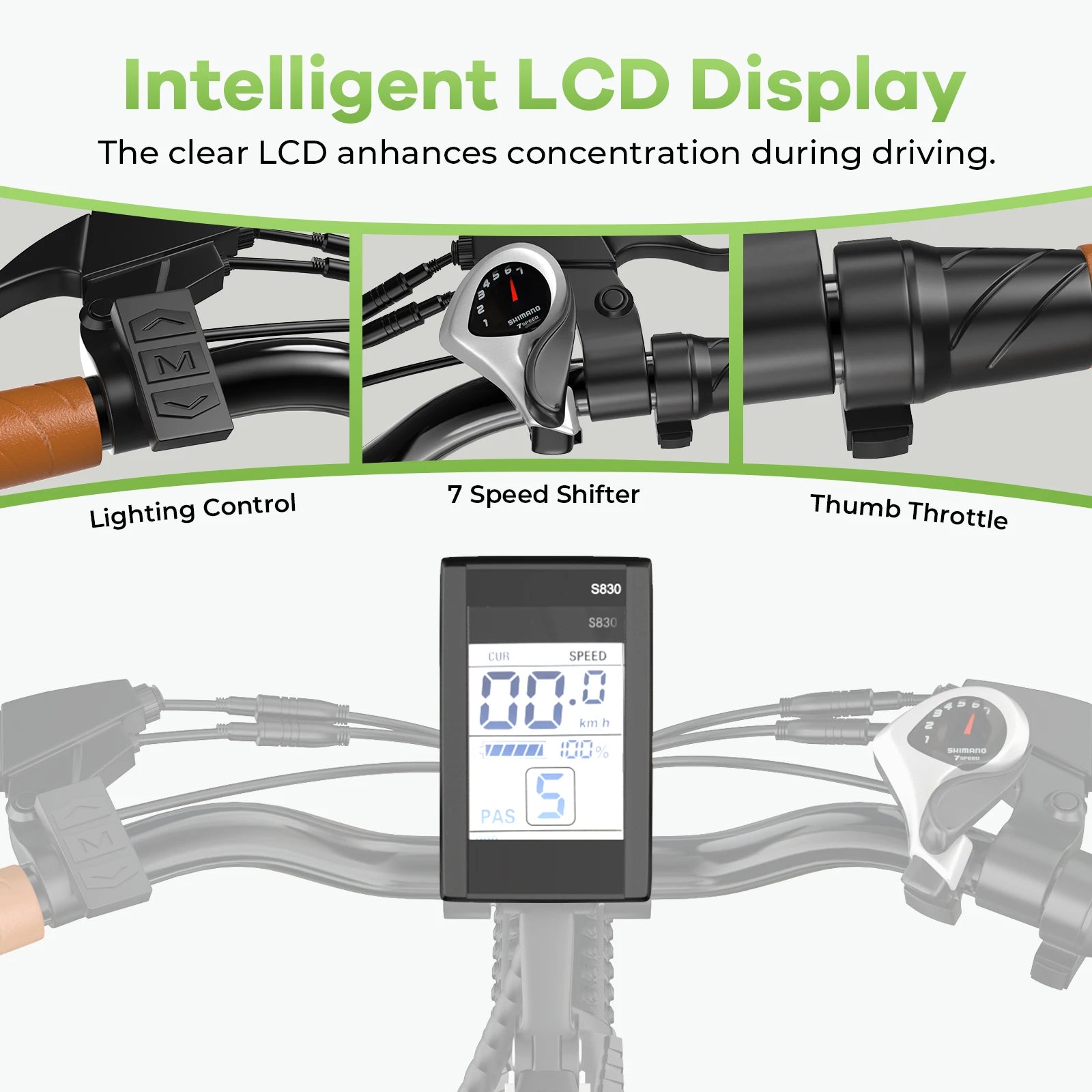 1000 Peak Electric Bike for Adults,up 80 Miles Removable Battery Ebike, 26