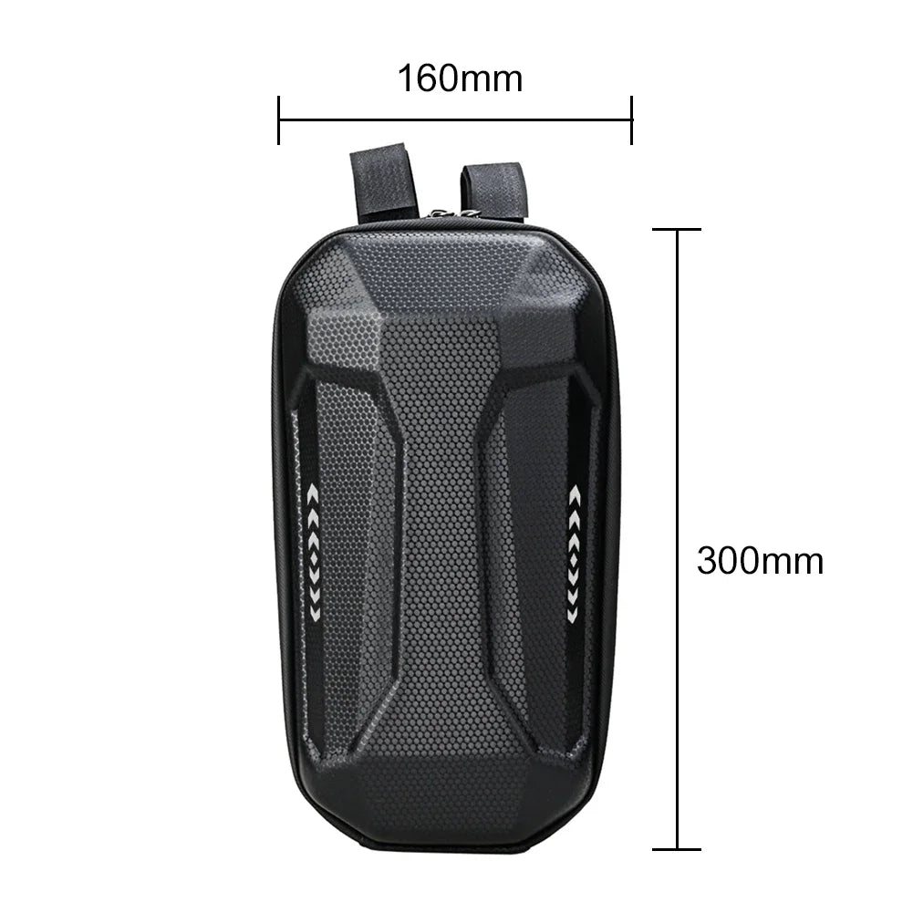 Electric Scooter Front Bag EVA Waterproof Electric Vehicle Bag Scooter Hard Shell Front Hanging Storage Pouch Scooter Accessory