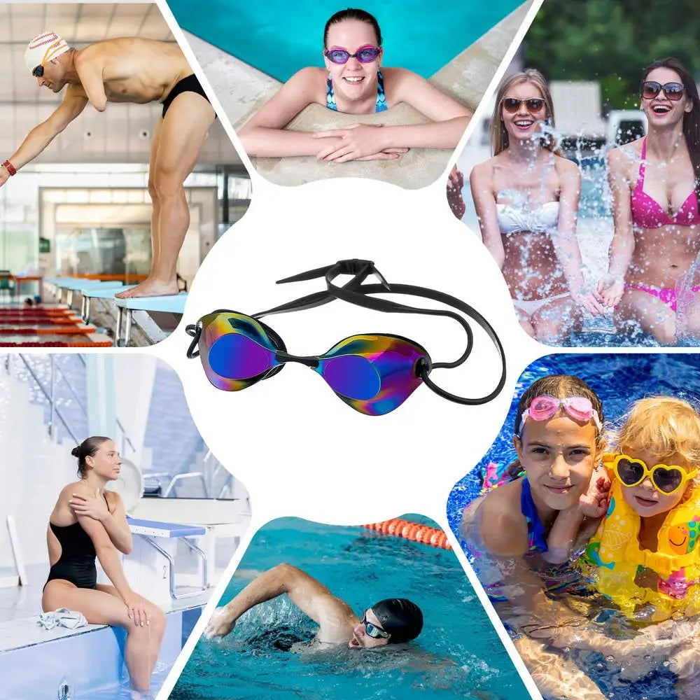 Swim Goggles Electroplating Swim Goggles For Kids Professional Pool Gear No Leaking Surfing Eyewear Eye Protection Glasses For