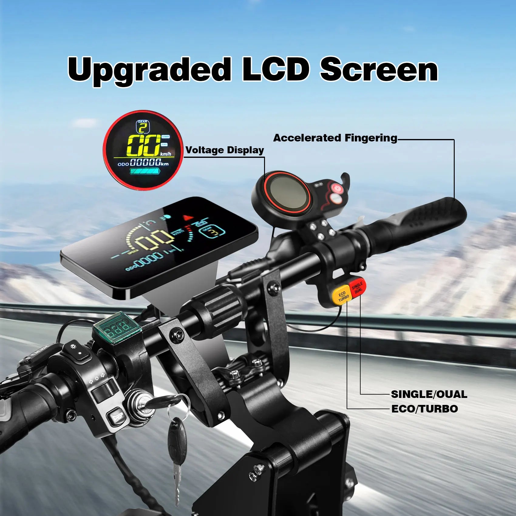 2025 Upgraded Escooter X8P 8000W 60V 38.4AH 13/14 inch Dual Motor Adult Off-road Electric Scooter Speed 100KM/H Mileage 120KM