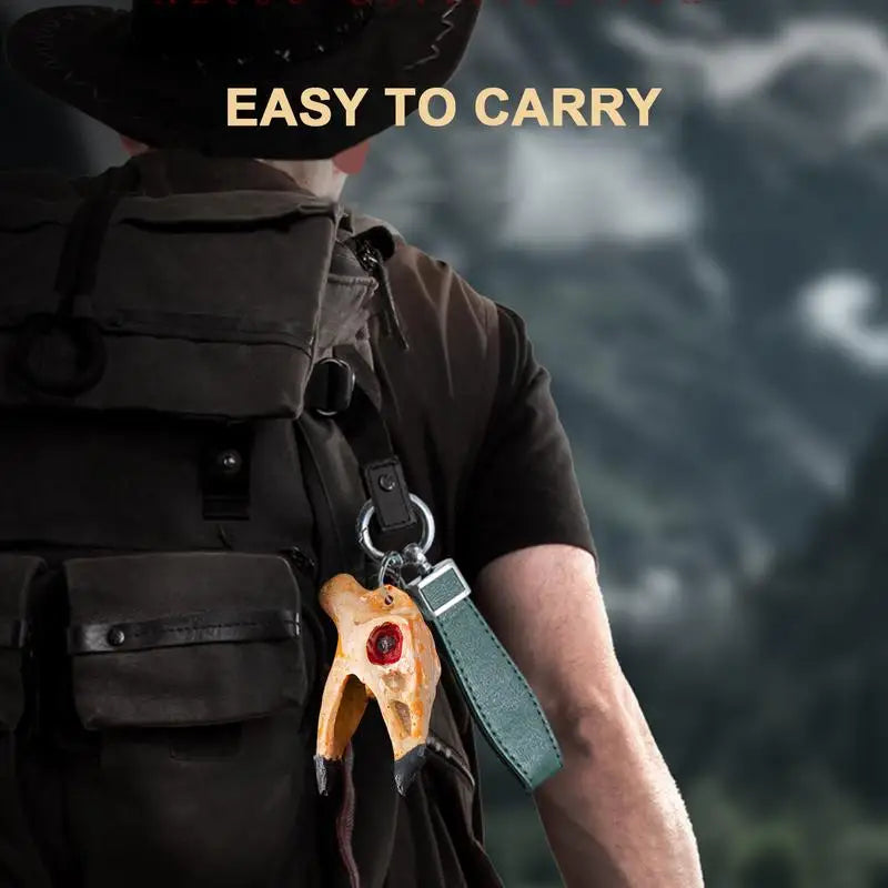 Aztec Outpost Whistles Unique Scary Prank Death Whistle Bone-Chilling Sounding Skull Shape Whistle Loud Ornament