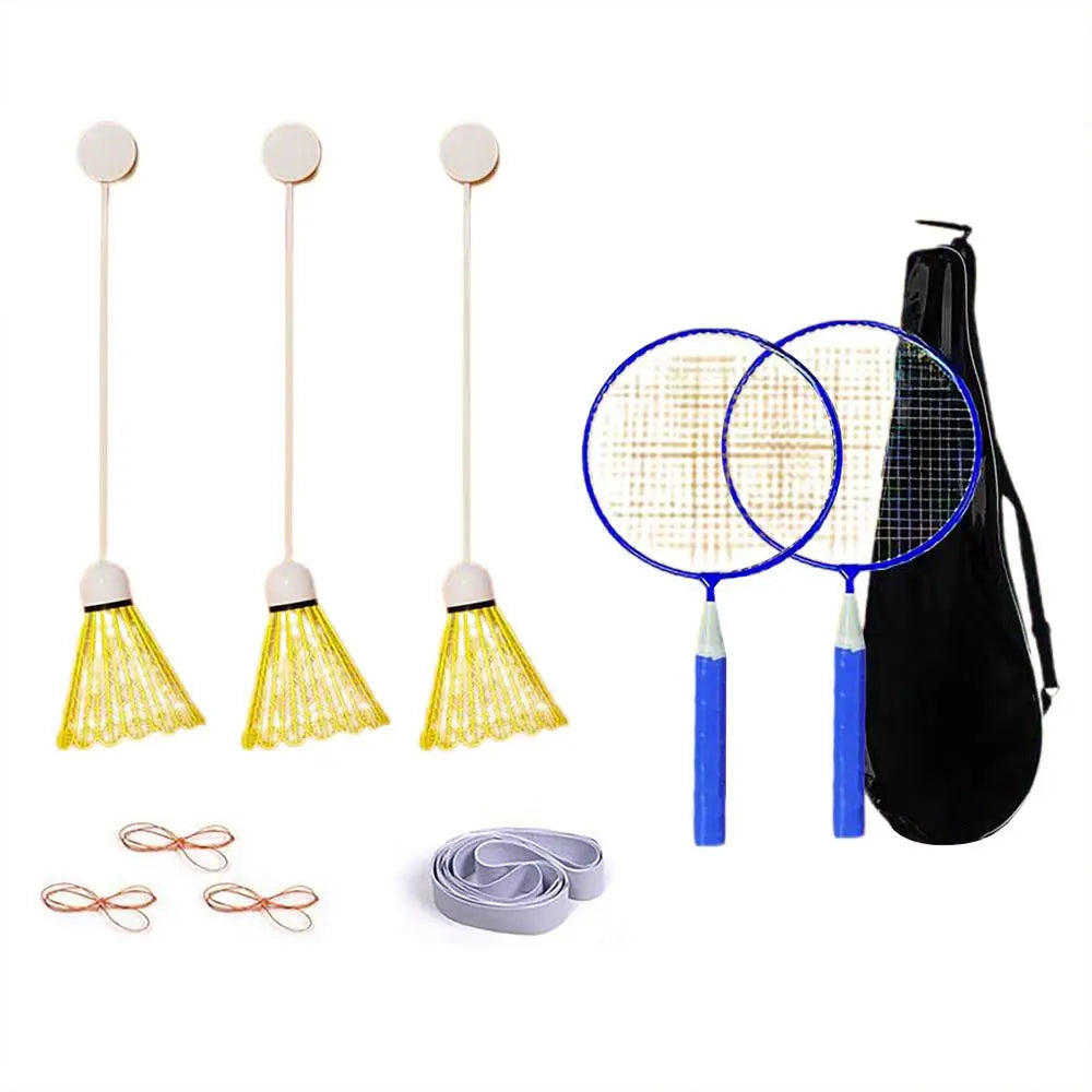 Automatic Rebound Badminton Trainer Badminton Single-Player Rebound Trainer Self Study Badminton Trainer Set Automatic
