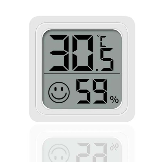 LCD Digital Thermometer Hygrometer Indoor Room Electronic Temperature Humidity Meter Sensor Gauge Weather Station For Home ﻿