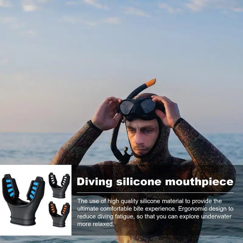 Silicone Snorkel Mouthpiece Comfortable Snorkel Mouthpiece Scuba Accessories Practical Snorkeling Accessorie Replacement