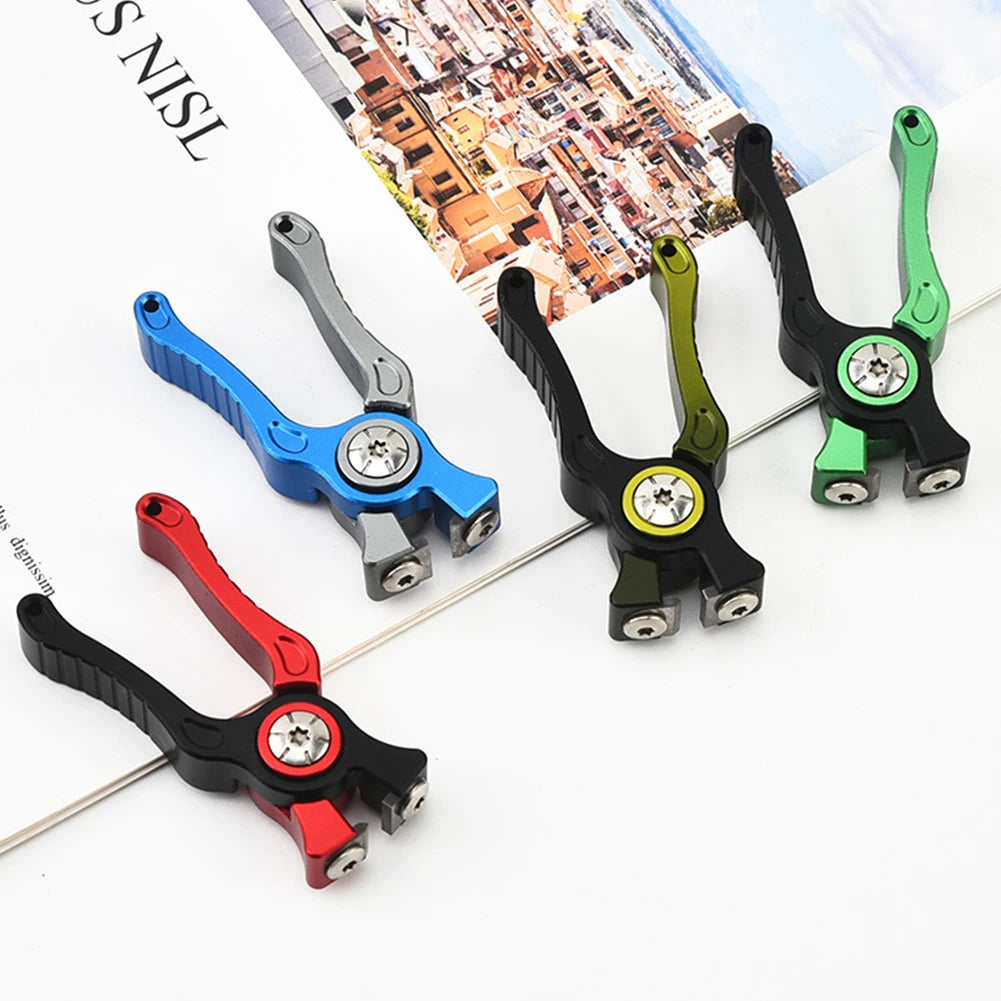 Mini Fishing Scissors Braid Scissors Aluminum Alloy Fishing Line Clipper Nippers Non Slip Handle Fly Fishing Equipment