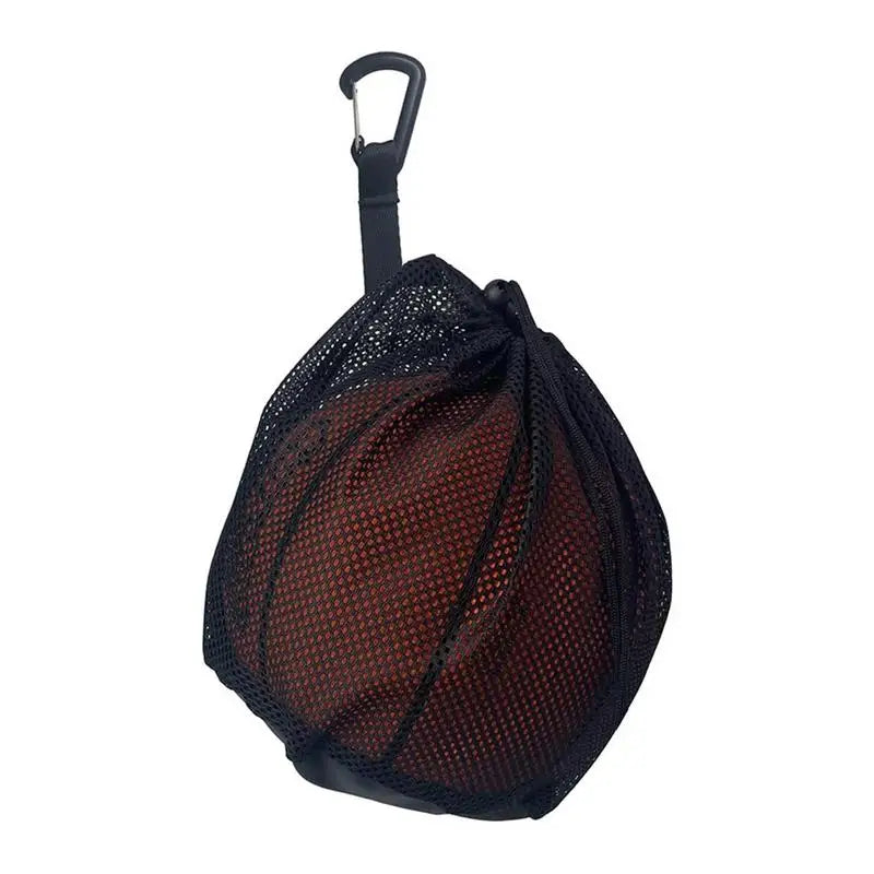 New Portable Basketball Backpack Outdoor Sports Mesh Carry Bag Football Soccer Volleyball Traveling Gym Yoga Single Ball Bag