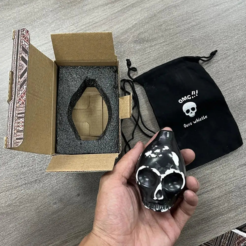 Mini Strange Sound Decompressions OcarinaAztec Death Whistle Fun Relieve Stress Unique Human Loud Screams Prank Tricky Artifact
