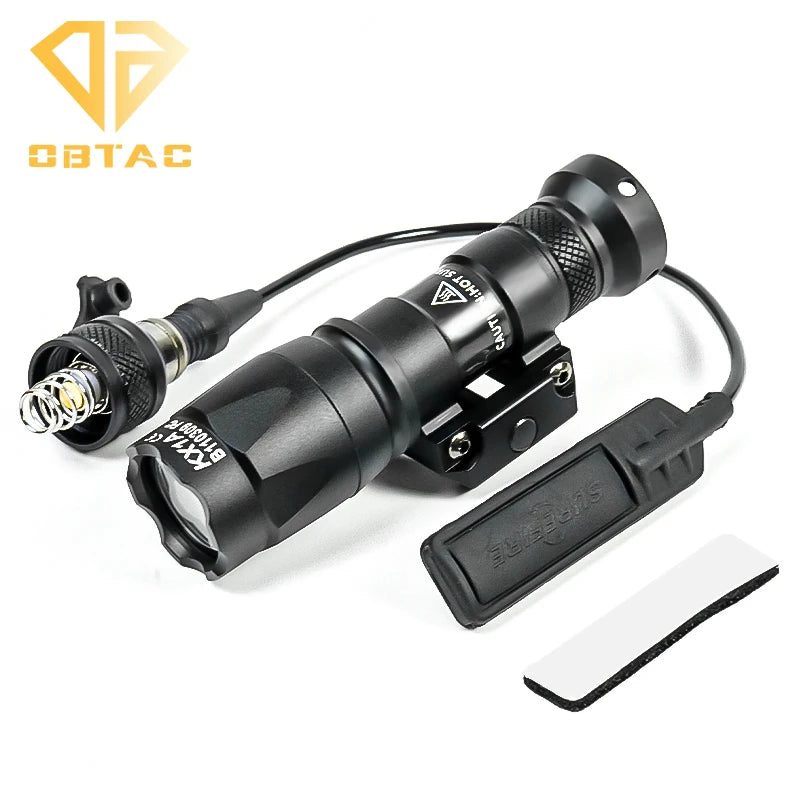 Tactical SF M300C M600C Metal Flashlight Strobe Scout Light X300 X300U Ultra Airsoft Hunting Weapon Scout Light Fit 20mm Rail