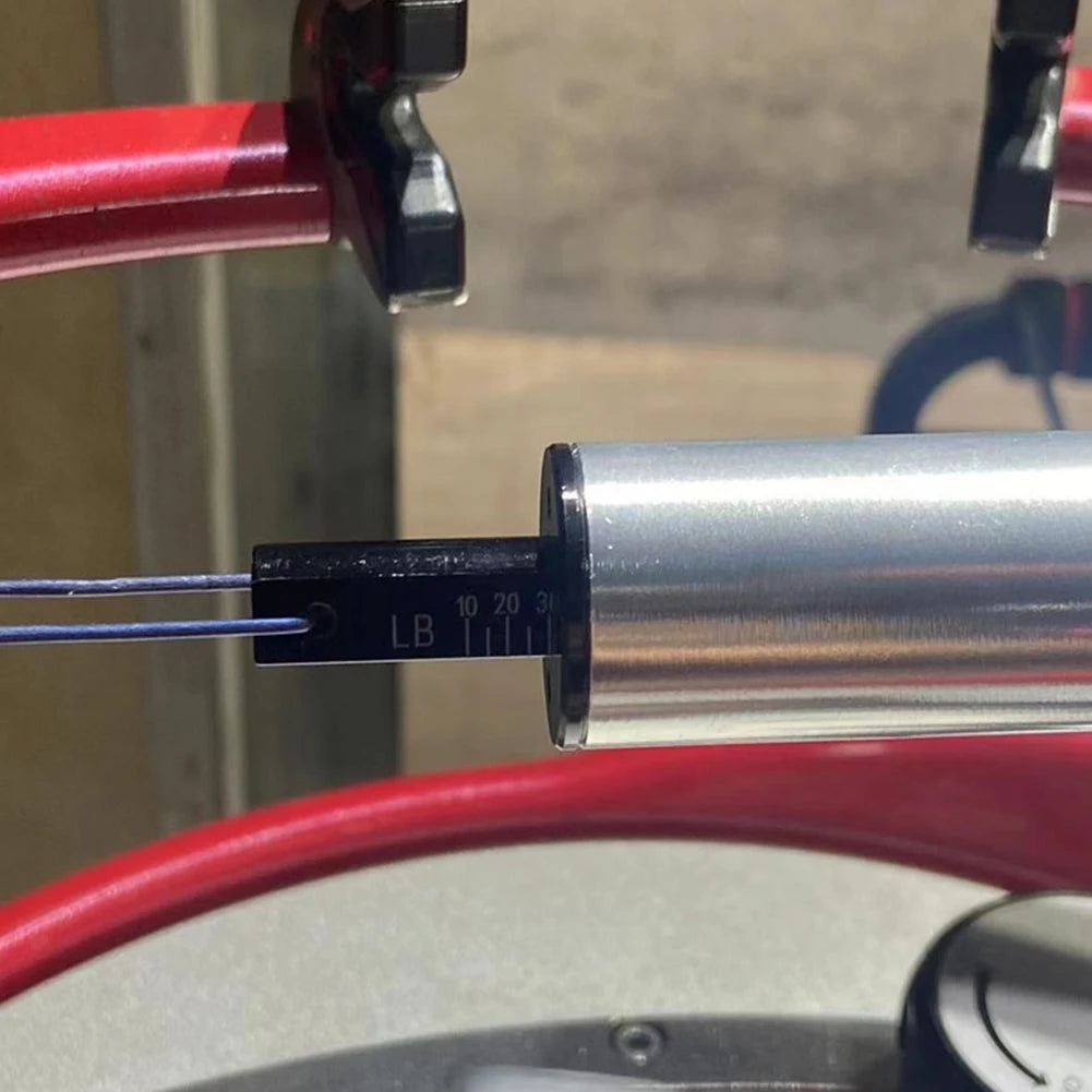 Tennis String Tension Meter Badminton Racket String Tester Aluminum Alloy Accurate Measuring for Tennis Badminton Squash