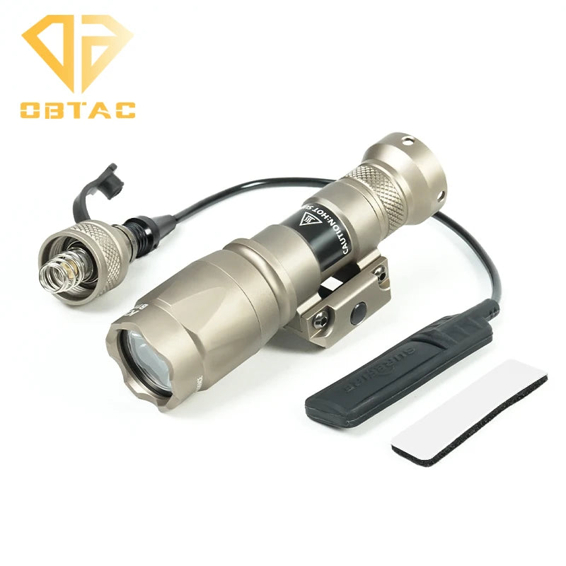 Tactical SF M300C M600C Metal Flashlight Strobe Scout Light X300 X300U Ultra Airsoft Hunting Weapon Scout Light Fit 20mm Rail