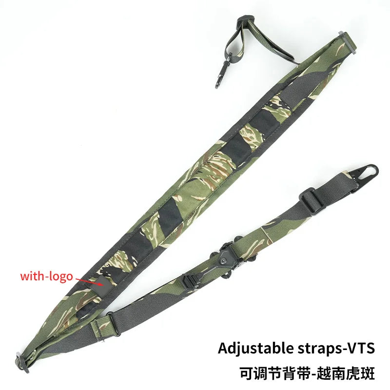 Tactical QD Quick Release Sling Shoulder Strap Weapon Gun 2 Points Connect Adjustable Rifle Strap Outdoor Camping Accessories