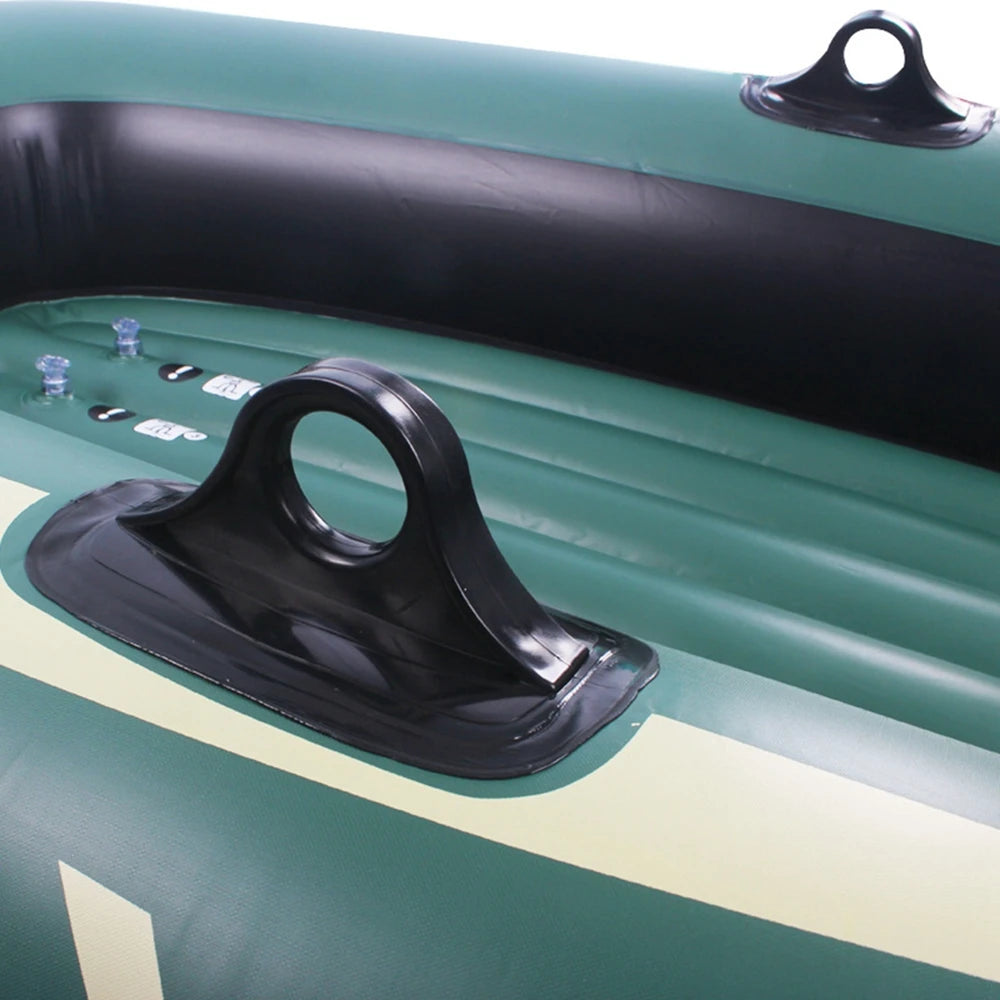 Inflatable Boat Kayak Canoe Fishing Boat With Double Valve For Parent-Child Interaction Family Swimming Pool Activities