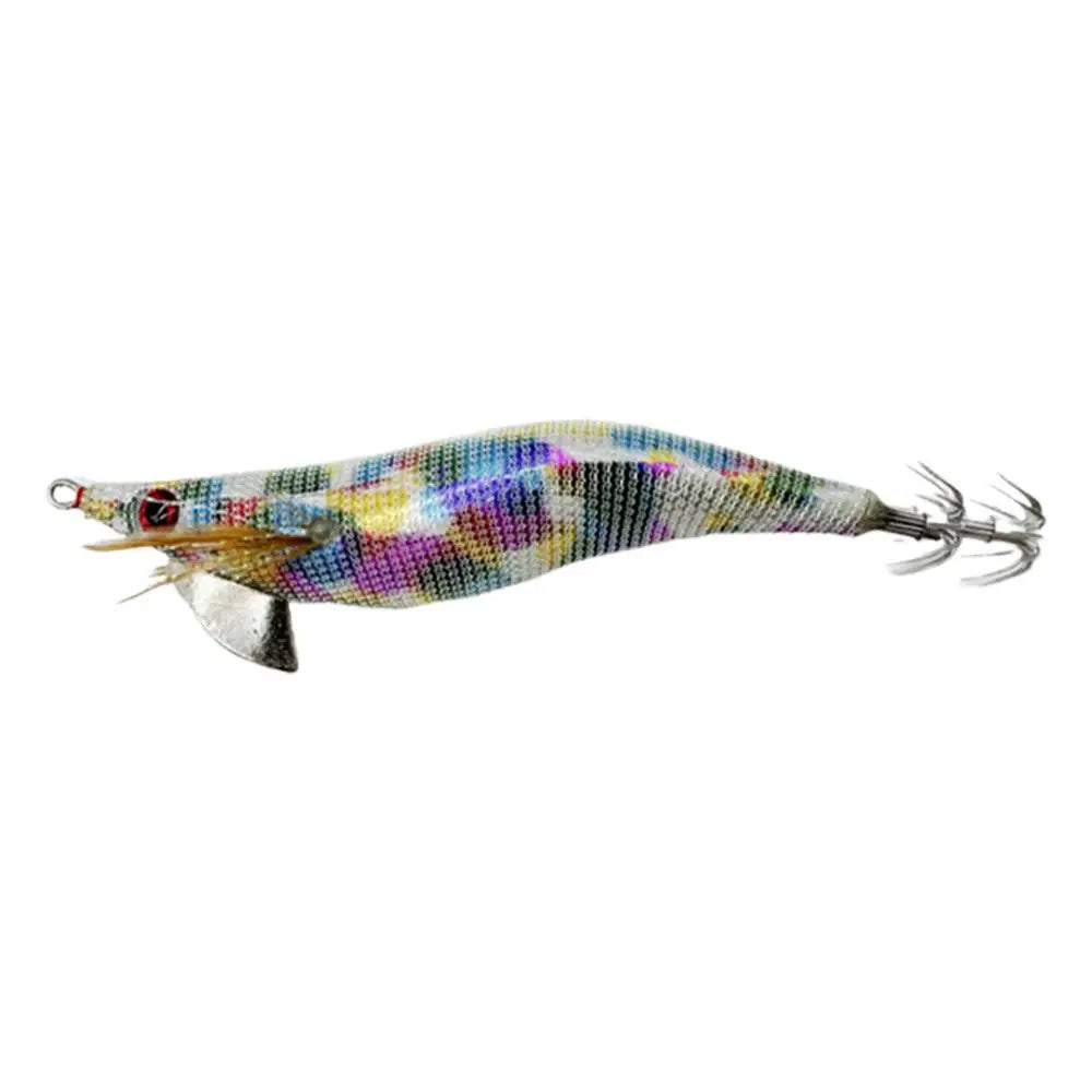 Glow Artificial Squid Lure Saltwater Wood Shrimp Lures Fluorescent Fishing Baits Realistic Freshwater Fish Luring For Sea River