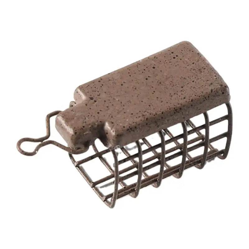 Catfish Bait Holders European Style Fishing Bait Thrower Square Carp Bait Holder Fishing Feeder Basket For Fishing Accessories