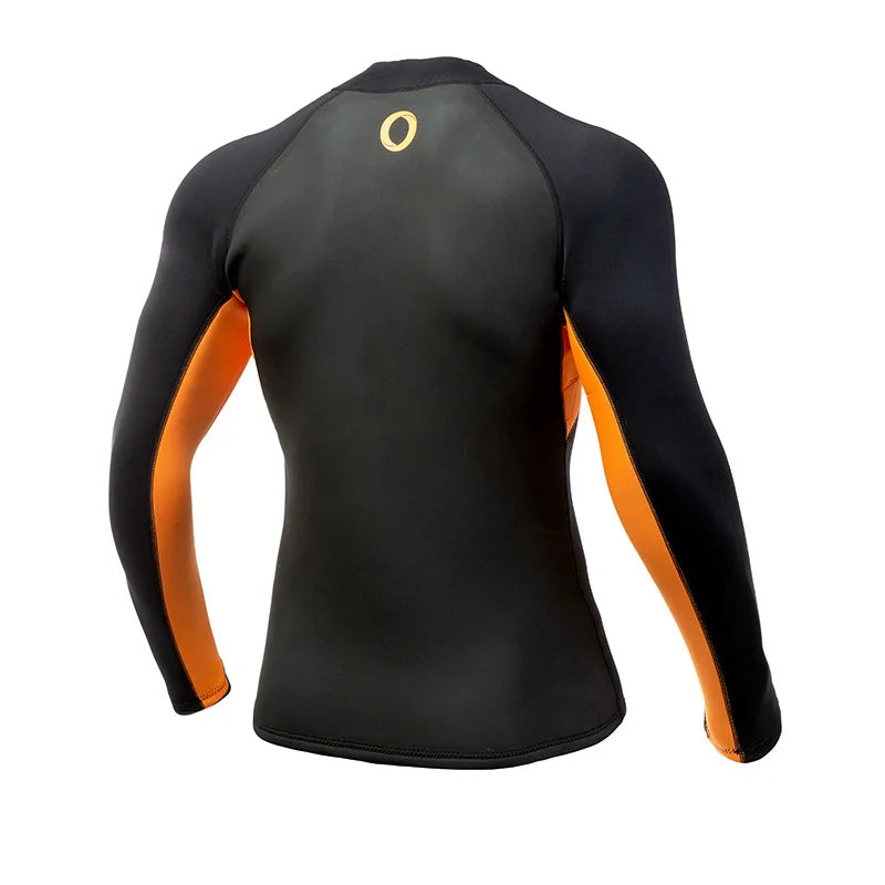2MM Neoprene Men Split Diving Suit Jacket Swimming Top Suit Windproof Warm Jacket Surfing Motorboat Diving Jacket