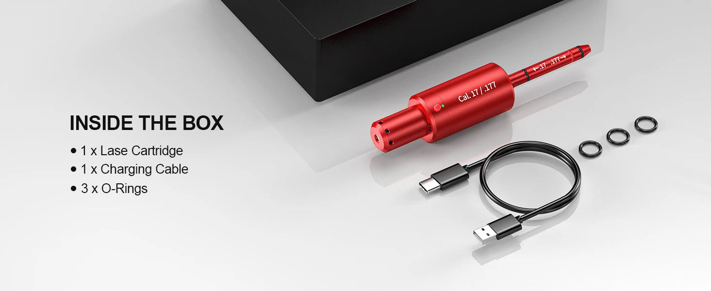 CAL.17 177 multifunctional magnetic red green light trainer, dual-purpose for training and calibration