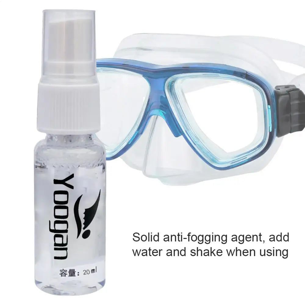 20ml Anti-Fog Spray For Swim Diving Mask Goggles Empty Bottle Can Use When Add Water Cleaner Defogging Car Glass Swimming Diving