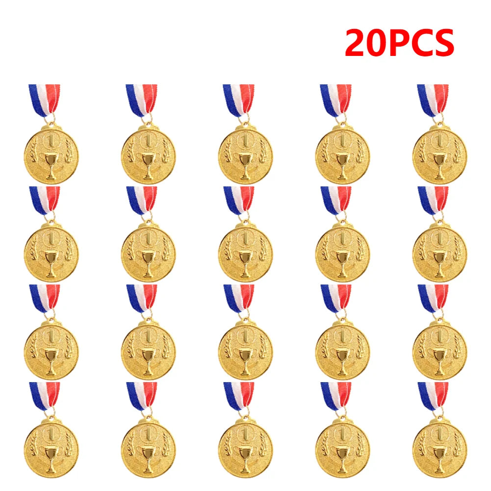 Gold Silver Bronze Medal Gold Silver Bronze Prizes Award Soccer Football Medals for Championship Cheerleading Sports Competition