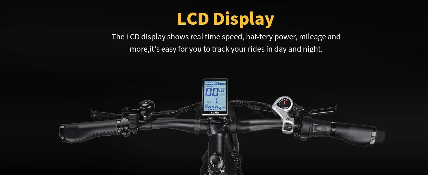 Lacros Thunder adult E-bike，750W city ebike，48V20AH Electric Bicycle，26 Fat Tire E-Mountain bike