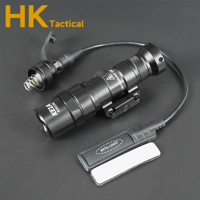 SF M300C M600C M600 Airsoft Flashlight Tactical Torch Rifle Hunting Weapon Scout Light PEQ15 Red Dot Indicator Fit 20mm Rail