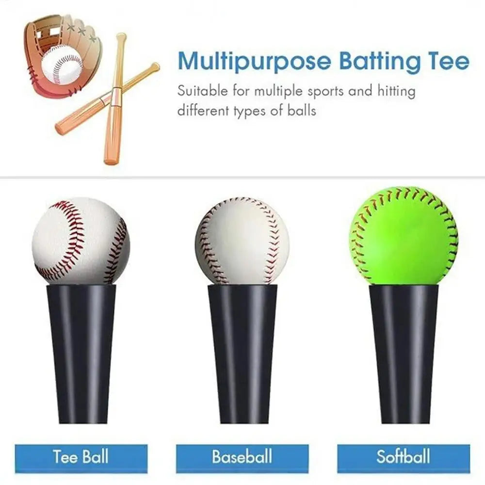 Portable Stand Base Tee Heavy Duty Baseball & Softball Batting Tees Stand Base Tee Softball Training Equipment Portable Batting