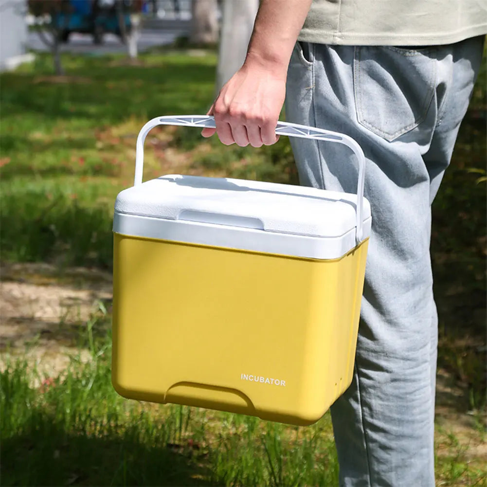 15/6L Cooler Box Portable Camping Refrigerator Incubator Large Capacity Car Ice Bucket Heat Preservation Camping BBQ Equipment