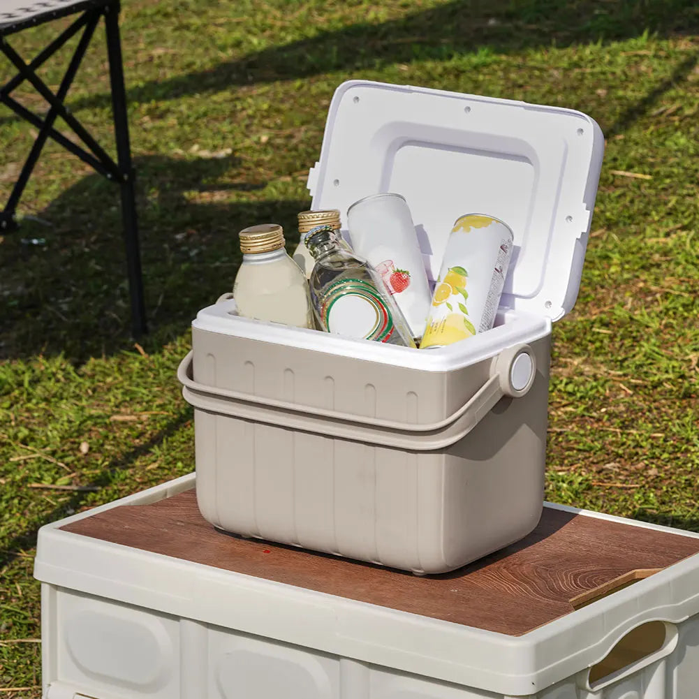 5/6L Portable Outdoor Incubator Large Capacity Food Storage Box Cooler Ice Bottle Cooler Mini Fridge Camping Refrigerator