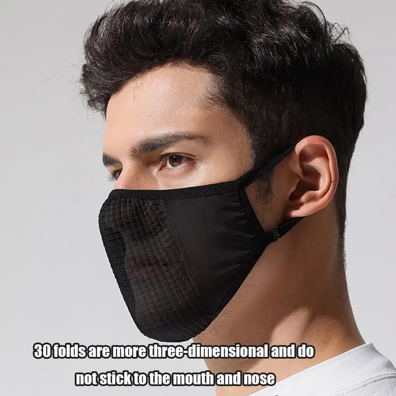 Outdoor Face Shield Sun Sunscreen Face Cover Breathable Shield Motorcycle Masque Adjustable Riding Exercise Masque Covering