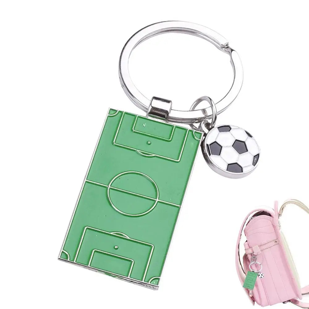 Soccer Ball Keychain Cute Soccer Ball Charm For Keychain 2022 Soccer Fan Gift Keychain For Men Teenagers Fathers For Car