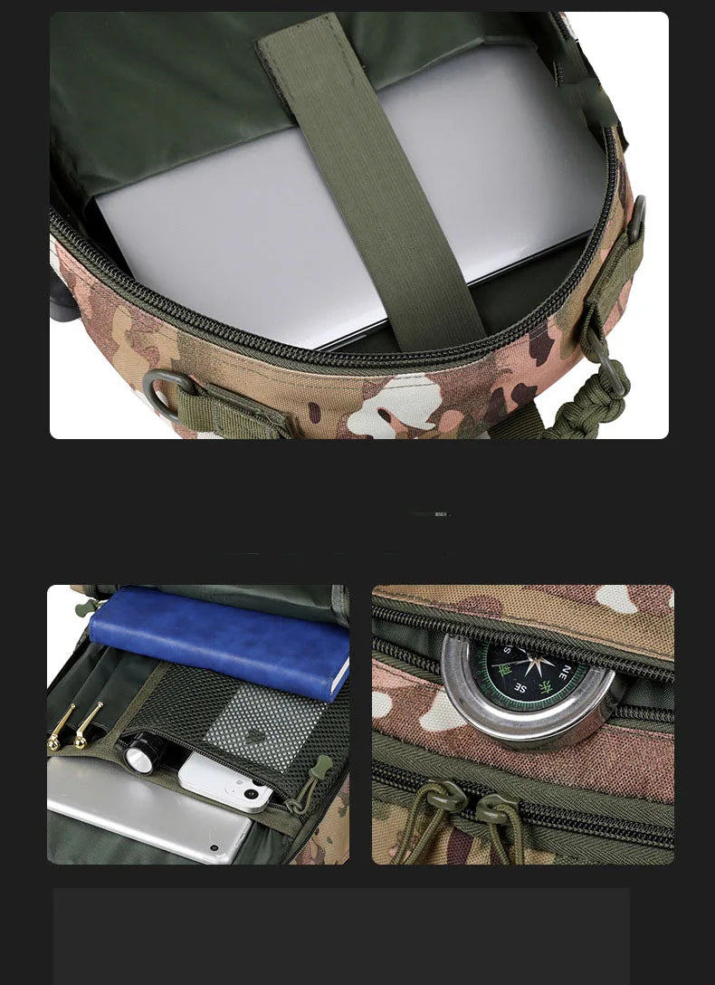 Oulylan Outdoor Traveling Waterproof Trekking Fishing Hunting Climbing Bag Male Camo Backpack Camping Men  Rucksack