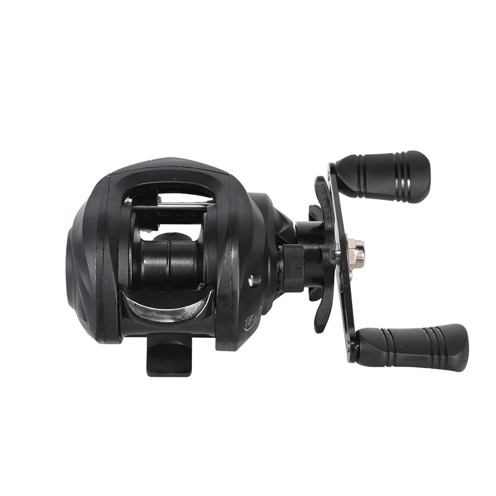 Fishing Reel 7.2/1 Gear Ratio Fishing Reels Wheel Max Drag 10kg Saltwater Freshwater 18+1BB for Beginners Fishing Accessory