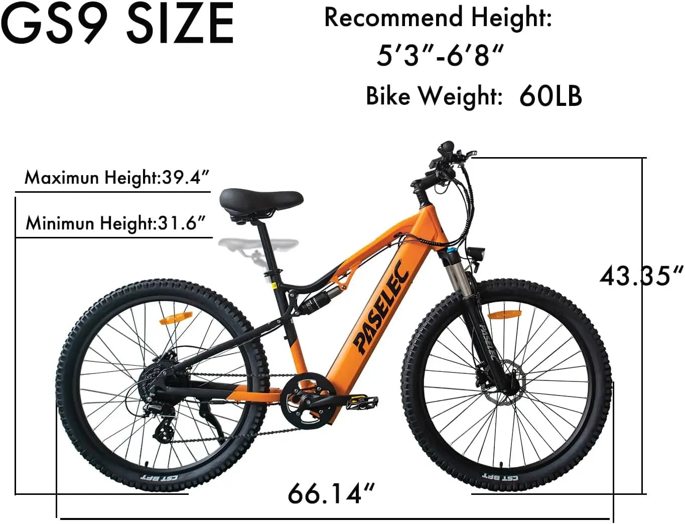 HedaTX GS9 adult E-bike 500W  ebike 48V 16Ah battery city ebike,29 inch tires Commuting electric bicycle