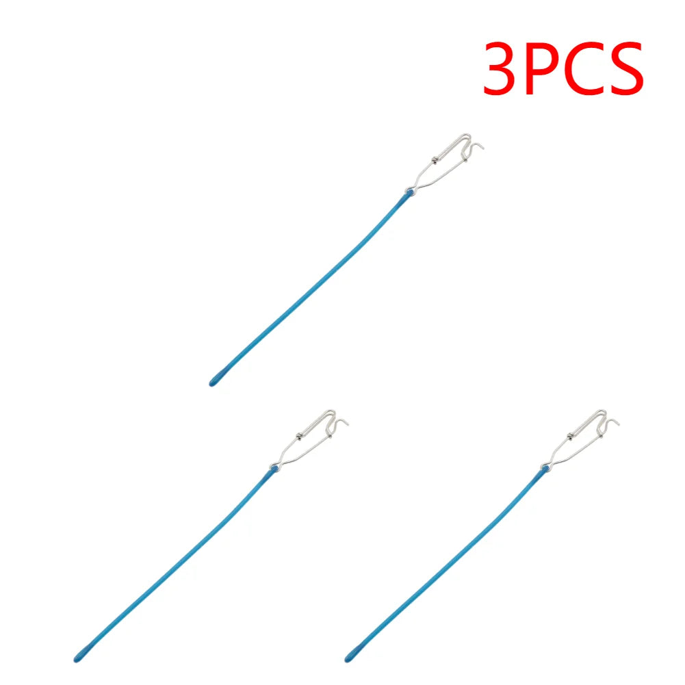 1-5pcs 28cm Fishing Trolling Pin Buffer Stainless Steel Shock Absorption Downriggers Weight Snubber Connector Sea Fishing Gear P
