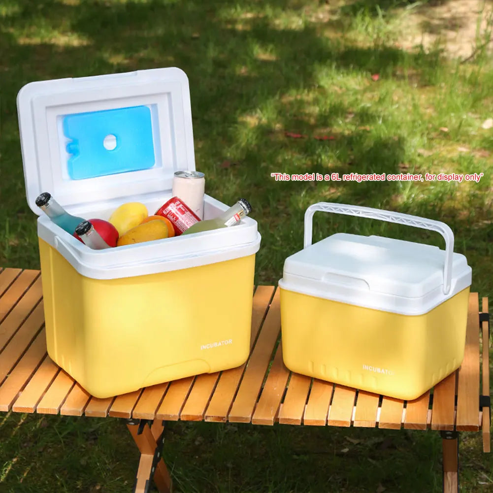 15/6L Cooler Box Portable Camping Refrigerator Incubator Large Capacity Car Ice Bucket Heat Preservation Camping BBQ Equipment