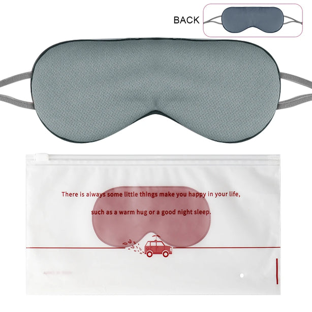 Sleeping Eye Mask Korean Style Warm And Cool Dual Use Adjustable Travel Light Blocking Breathable Eye Cover Blindfold Eye Patch