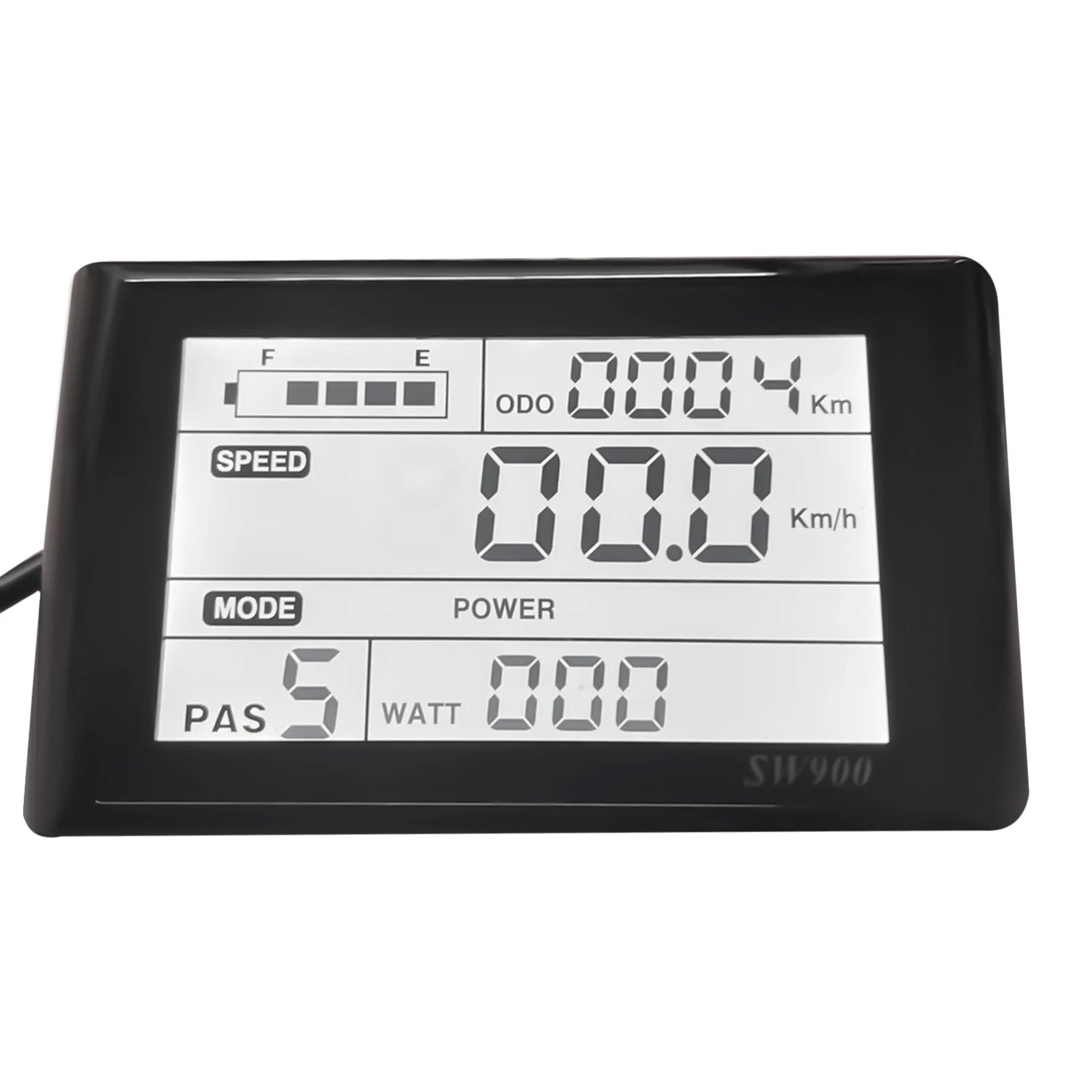 72V 2000W Rear Wheel Electric Bicycle Motor Kit Hub Motor Wheel E-Bike Conversion Kit w/ LCD Display 7 Speeds for 26-inch Bike