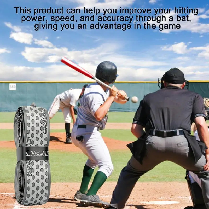 Bat Grip Tape For Baseball 1m Absorbs Sweat Tennis Grip Racket Handle Grip PU Anti-Skid Sweatband Tape For Dumbbells Fishing