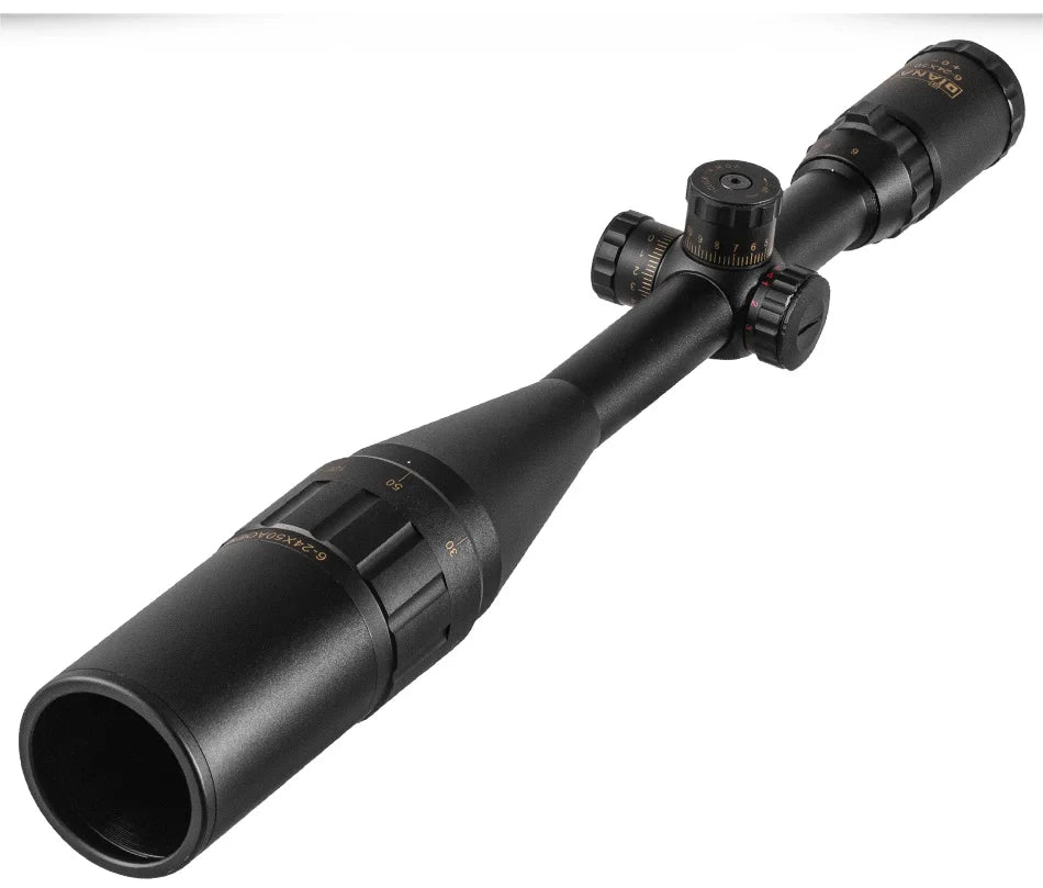 DIANA 6-24x50 Locking Tactical Rifle Scope Green and Red Cross with Light Sniper Gear Hunting Optical Scope Scope Aiming Rifle