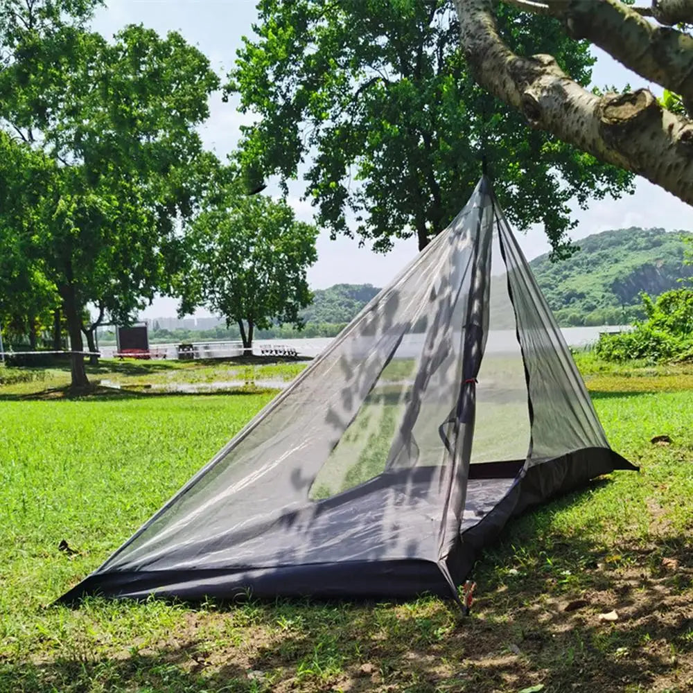 Outdoors Mesh Tent 2 People Outdoor Lightweight Mesh Net Portable Ultra-Light Finest Holes Camping Tent With Zipper For Patio