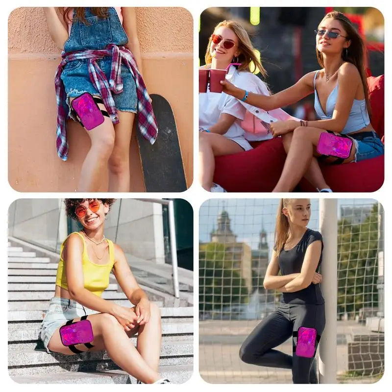 Carnival Leg Harness Bag Adjustable Strap Leg Harness Bag Adjustable Strap Leg Harness Bag Stylish Women Thigh Harness Leg Bag