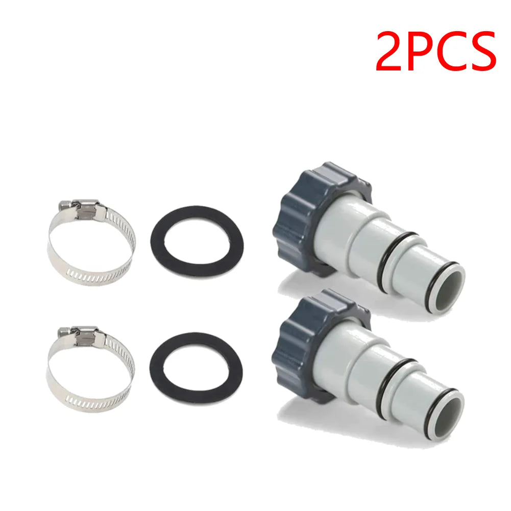 2-10PCS Hose Adapter Kit for Intex Fit ARU Threaded Connection Pumps Swimming Pool Parts