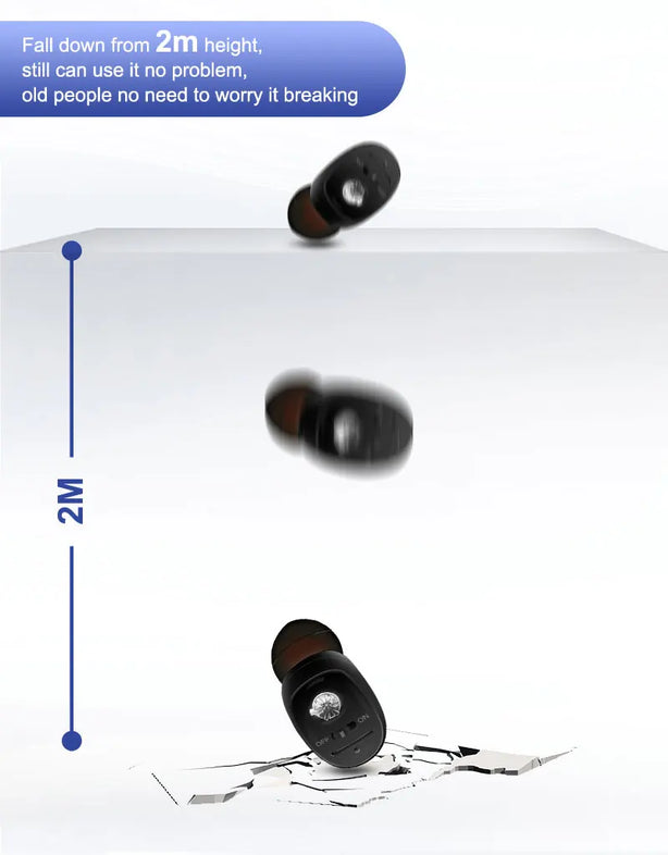 Rechargeable Hearing Aids Invisible Digital Sound Amplifier for Deafness Wireless Hearing Aid to Severe hear loss audifonos